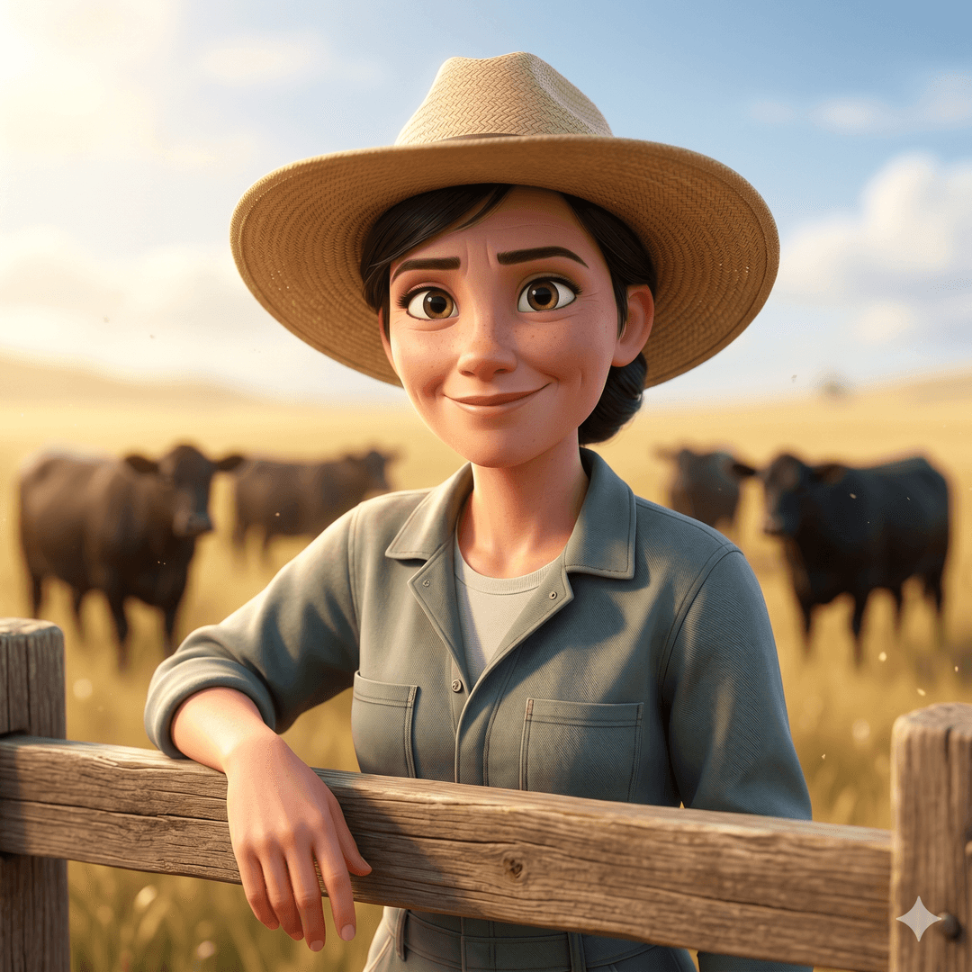 A production animal veterinarian with cattle