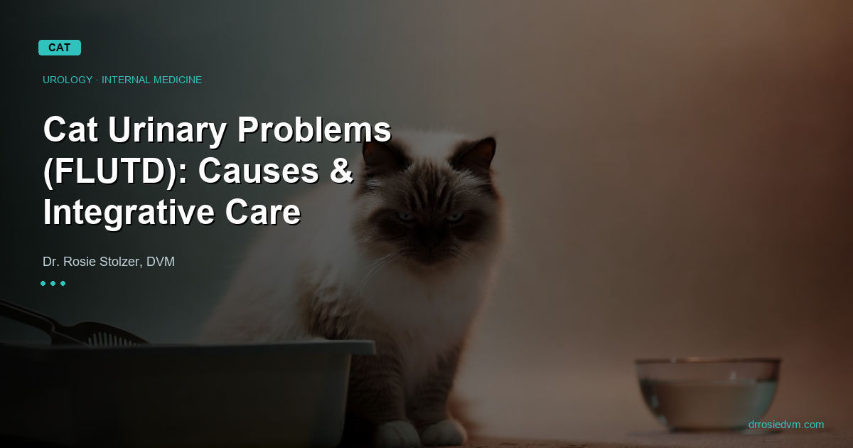 Cat Urinary Problems (FLUTD): Causes, Signs, and Integrative Care